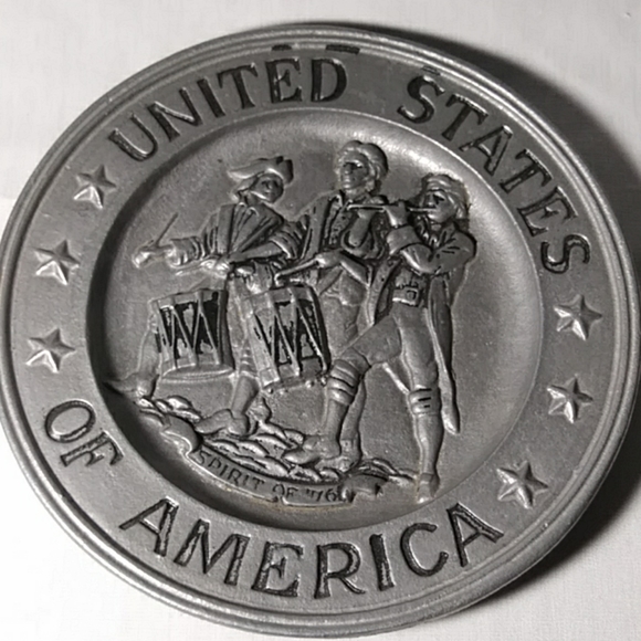 Namco Co Plate | Accents | Spirit Of 76 Usa Celebration Hanging ...